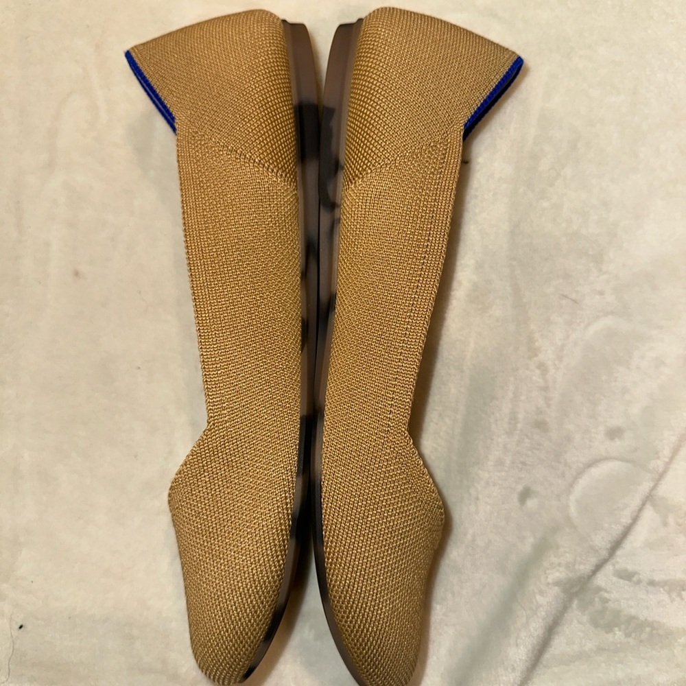 Rothy’s Tan Round Toe Flats Women’s 9.5 - Picture 3 of 6